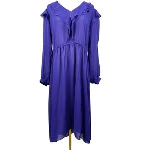 Vintage Dress Sz M Sheer Poet Fairy Whimsigoth Flowy Festival Romantic Feminine